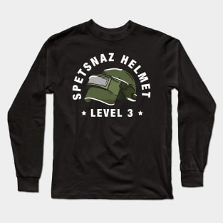 Spetsnaz Helmet Level 3 Long Sleeve T-Shirt